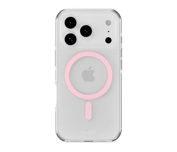 Holdit MagSafe Case iPhone 17 Pro Pink/Transparent - 1361733 - zdjęcie
